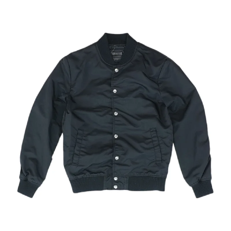 Black Solid Bomber Jacket Corduroy Jacket Velvet Jacket Brocade Jacket