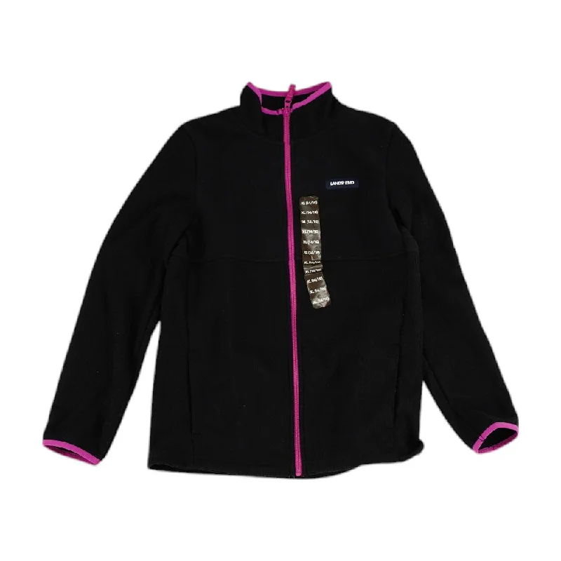 Black Solid Jacket Welt Pockets Slit Pockets Flap Pockets