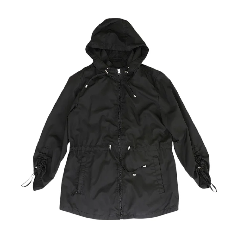 Black Solid Lightweight Jacket Fleece Jacket Down Jacket Feather Jacket