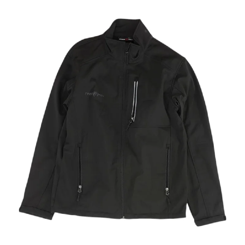 Black Solid Lightweight Jacket Wool Jacket Cashmere Jacket Tweed Jacket