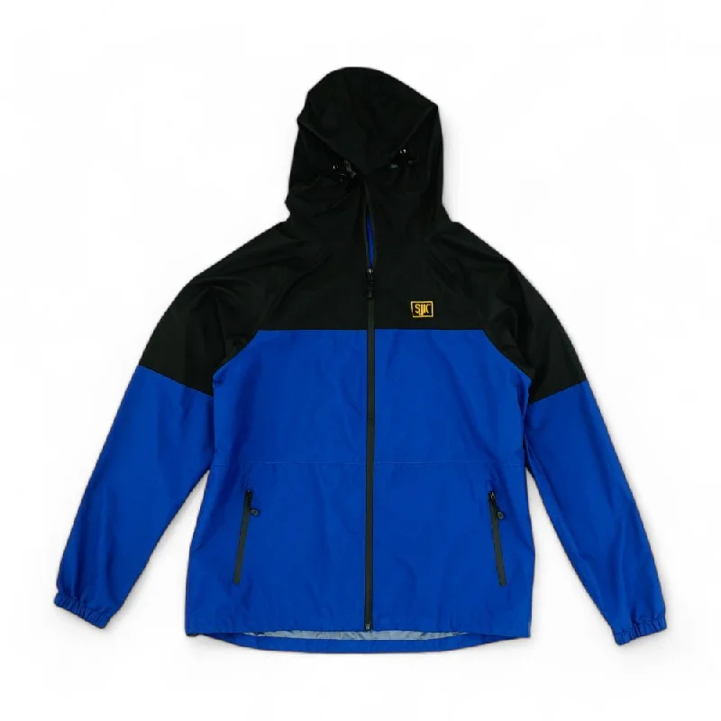 Blue Color Block Active Jacket Oversized Jacket Tailored Jacket Straight Jacket