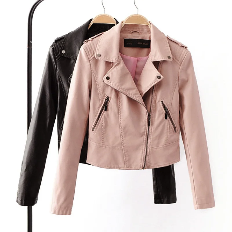 Brand Motorcycle PU Leather Jacket Women Winter And Autumn New Fashion Coat 4 Color Zipper Outerwear jacket New 2016 Coat HOT Elasticated Jacket Padded Jacket Insulated Jacket Brand Motorcycle PU Leather Jacket Women Winter And Autumn New Fashion Coat 4 Color Zipper Outerwear jacket New 2016 Coat HOT Elasticated Jacket Padded Jacket Insulated Jacket