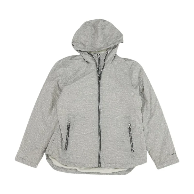 Gray Misc Active Jacket Oversized Jacket Tailored Jacket Straight Jacket