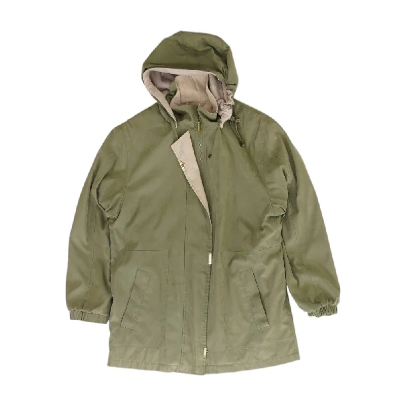 Olive Solid Lightweight Jacket Fleece Fabric Down Fabric Feather Fabric