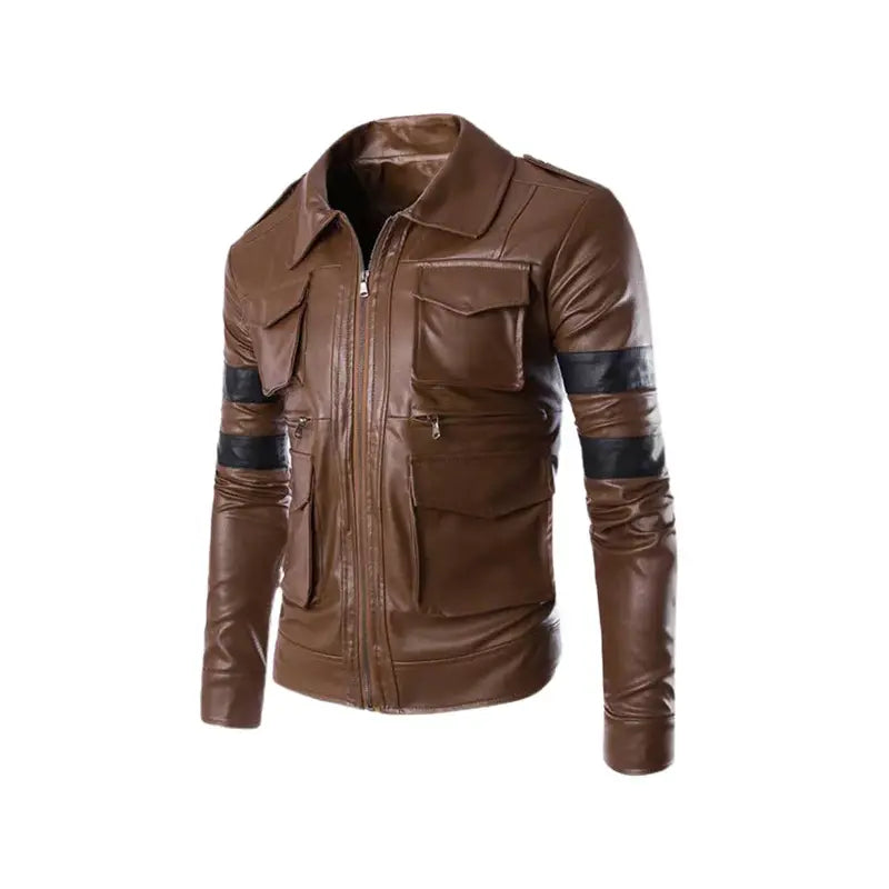 Resident Evil Brown Jacket Knit Jacket Woven Jacket Fleece Jacket