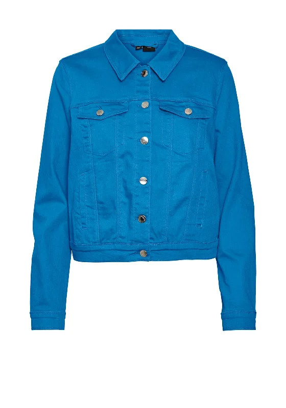 Vero Moda Wild Soya Short Denim Jacket, Ibiza Blue Knit Jacket Woven Jacket Fleece Jacket Vero Moda Wild Soya Short Denim Jacket, Ibiza Blue Knit Jacket Woven Jacket Fleece Jacket