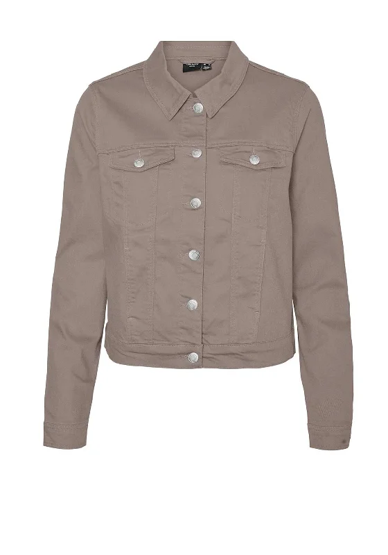 Vero Moda Wild Soya Short Denim Jacket, Moon Rock Nylon Jacket Polyester Jacket Spandex Jacket