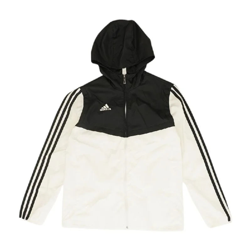 White Color Block Lightweight Jacket Striped Jacket Polka Dot Jacket Floral Jacket