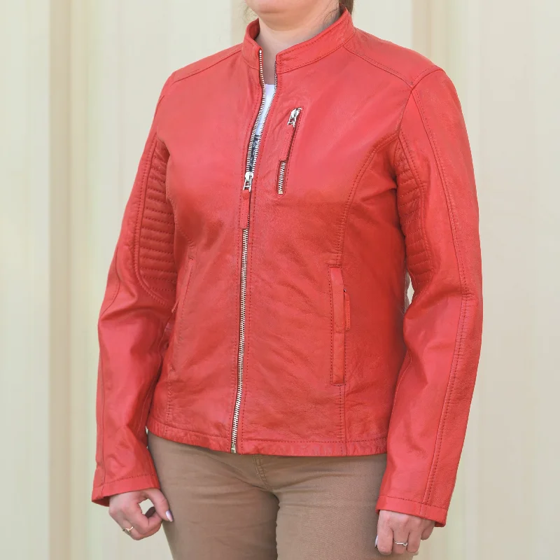 Women's Classic Leather Jacket One-Shoulder Jacket Off-the-Shoulder Jacket Asymmetrical Jacket Women's Classic Leather Jacket One-Shoulder Jacket Off-the-Shoulder Jacket Asymmetrical Jacket