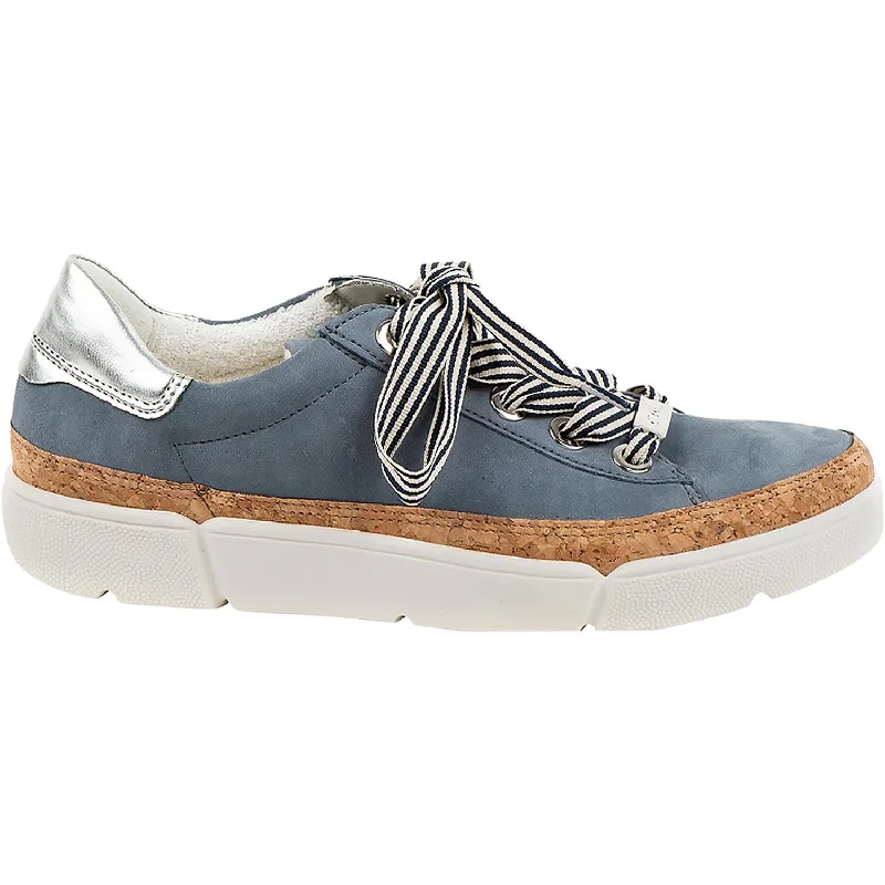 Women's Ara Shoes Renata Jeans Nubuck Cozy Stretch High-Waist Jeans