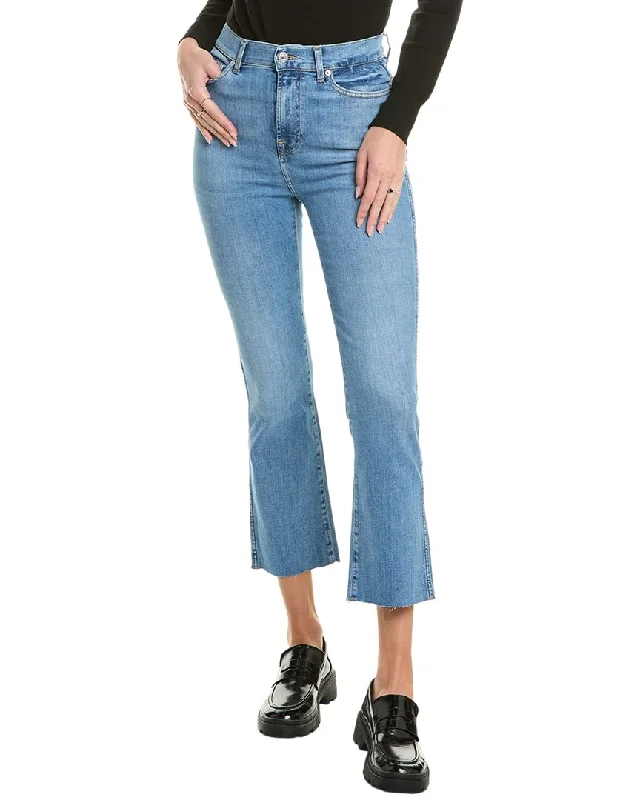 7 For All Mankind High-Waist Within Slim Kick Jean Comfortable Low-Rise Jeans