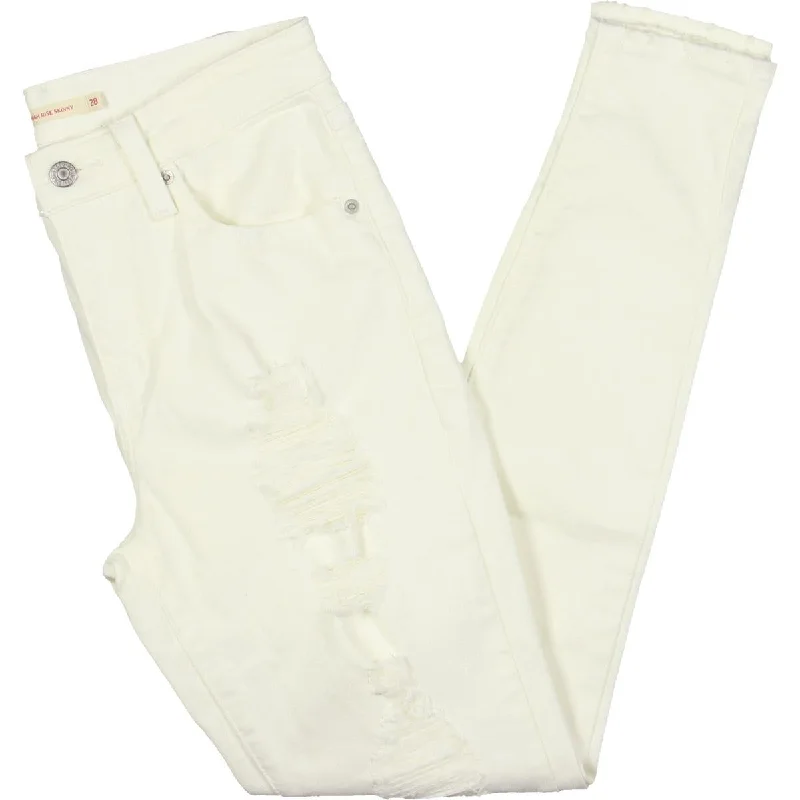 721 Womens High-Rise Destroyed Skinny Jeans Trendy Classic Fit Jeans