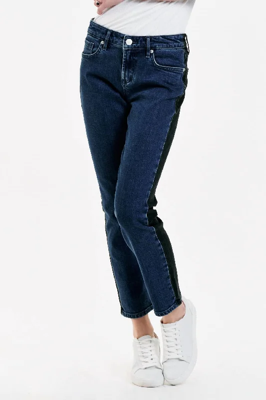 Blaire High Rise Ankle Slim Straight Jeans In Mood Trendy Plus Size Jeans