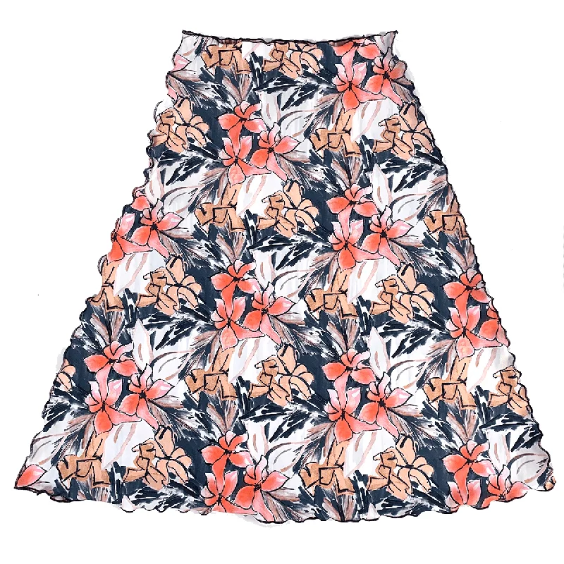 Bora Bora Reversible Long Bias Skirt elastic waist skirt