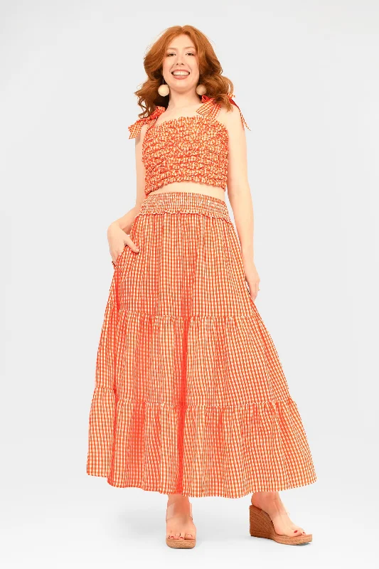Aurora Maxi Skirt wool skirt warm