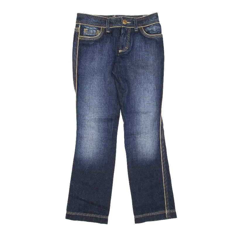 DSQUARED2 Jeans Blue Denim Slim Bootcut Stone Wash Womens W28 L30 Stylish Relaxed Fit Skinny Jeans