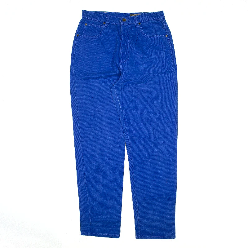 EDDIE BAUER Jeans Blue Denim Regular Mom Womens W30 L32 Trendy Bootcut High-Waisted Jeans
