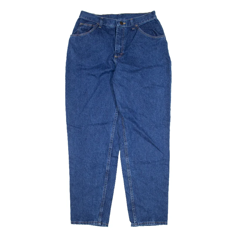 GITANO Jeans Blue Denim Regular Mom Womens W28 L30 Stylish Tapered Fit Jeans