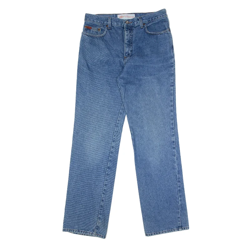 LEE COOPER Jeans Blue Denim Regular Straight Womens W32 L32 Comfortable Flare Leg Jeans LEE COOPER Jeans Blue Denim Regular Straight Womens W32 L32 Comfortable Flare Leg Jeans