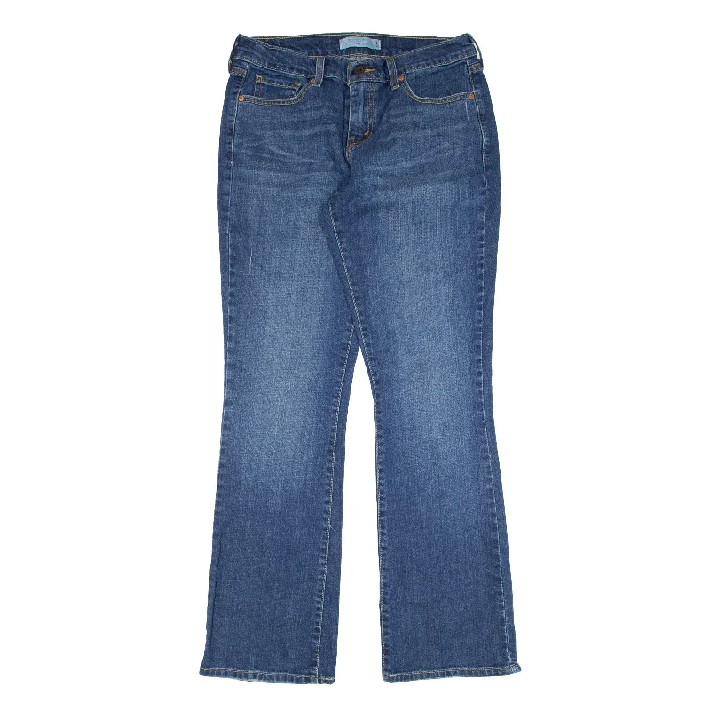 LEVI'S 515 Jeans Blue Denim Slim Bootcut Womens W28 L31 Trendy Button-Up High-Waist Jeans