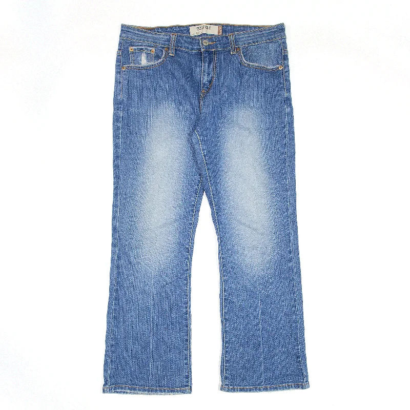 LEVI'S 515 Jeans Blue Denim Regular Bootcut Stone Wash Womens W32 L27 Trendy Plus Size Jeans