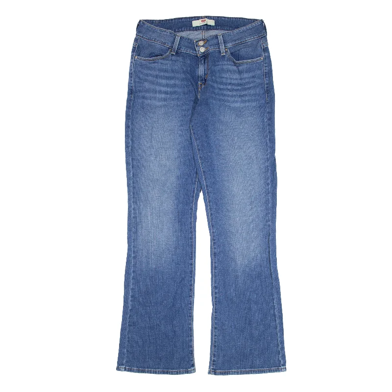 LEVI'S 529 Curvy Jeans Blue Denim Regular Bootcut Womens W28 L32 Stylish Relaxed Fit Skinny Jeans