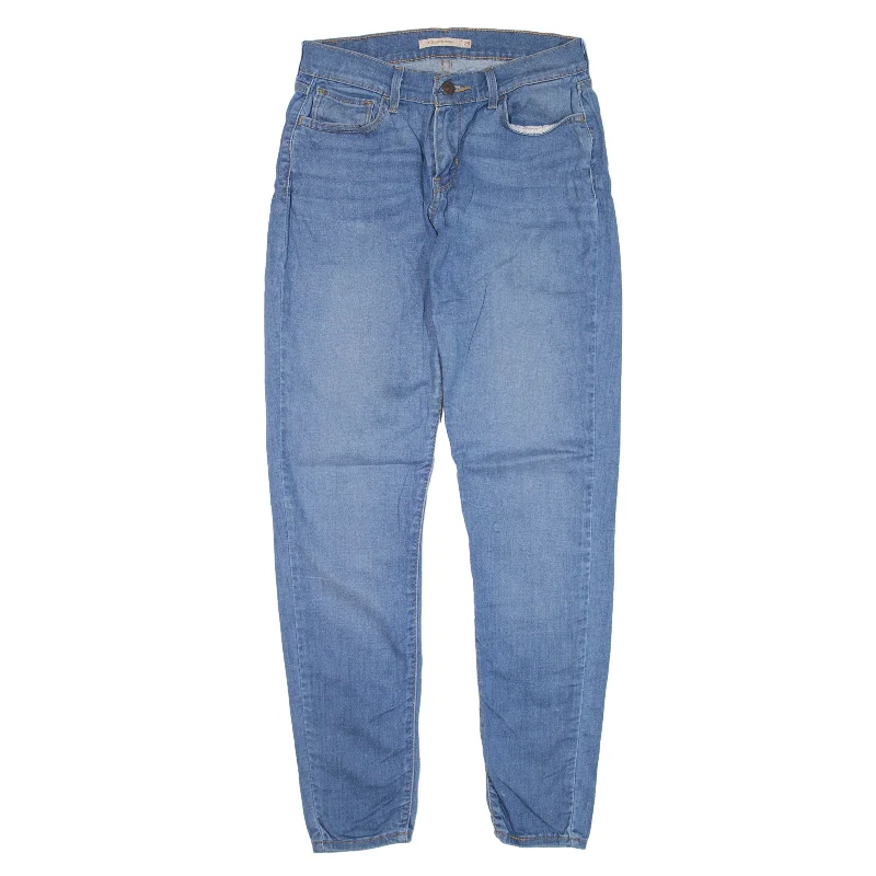 LEVI'S 710 Jeans Blue Denim Slim Skinny Womens W29 L30 Comfortable Stretch Denim Jeans