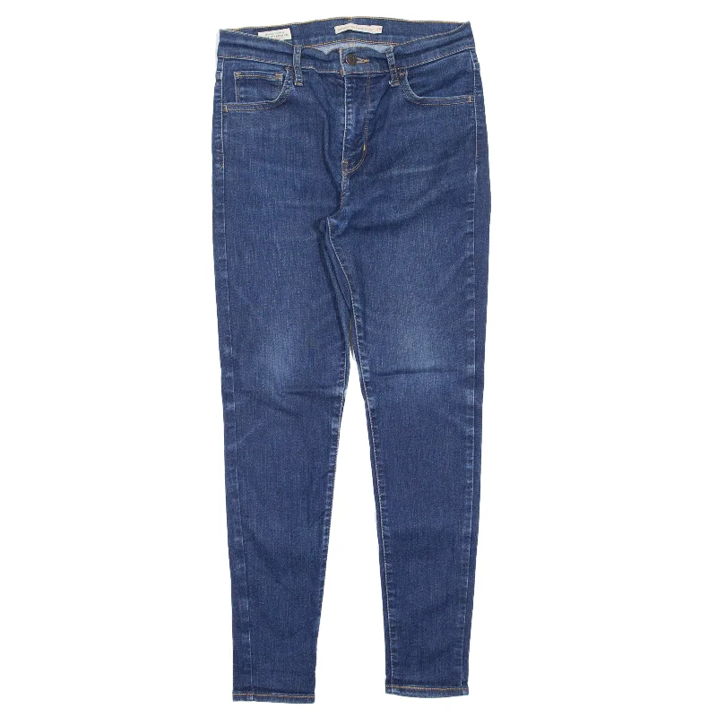 LEVI'S Big E High Rise Jeans Blue Denim Slim Skinny Womens W28 L28 Stylish High-Waist Jeans