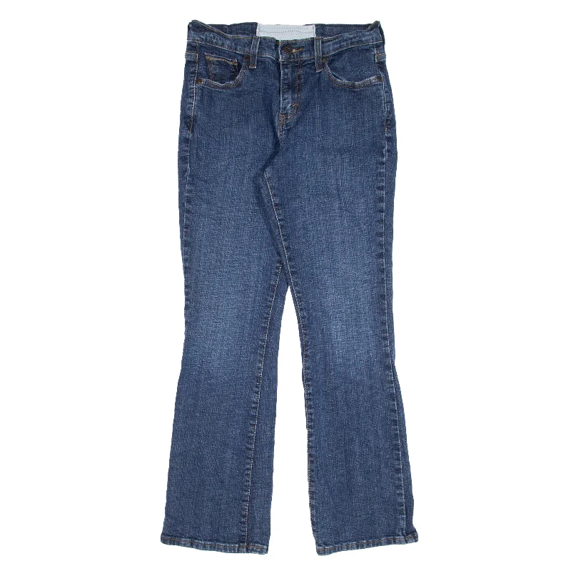 LEVI'S Jeans Blue Denim Slim Bootcut Womens W25 L30 Stylish Acid-Wash Jeans