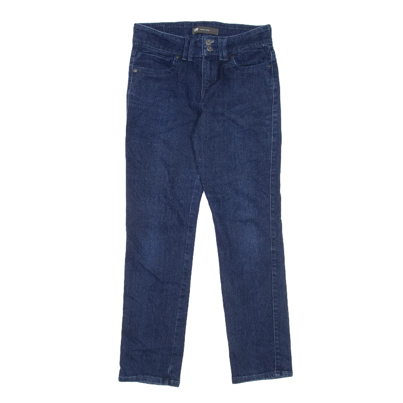 LEVI'S Mid Rise Jeans Blue Denim Slim Skinny Womens W27 L27 Fashionable Relaxed Fit Denim