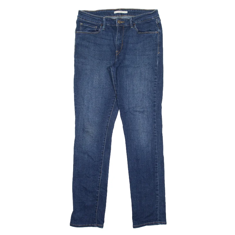 LEVI'S Mid Rise Jeans Blue Denim Slim Skinny Womens W31 L32 Trendy Cut-Off Denim Shorts LEVI'S Mid Rise Jeans Blue Denim Slim Skinny Womens W31 L32 Trendy Cut-Off Denim Shorts