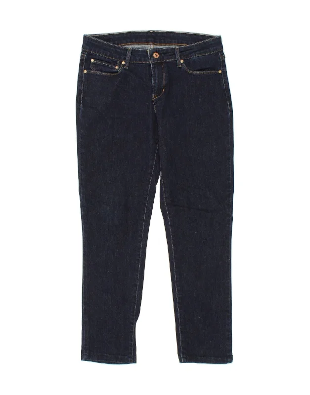 LEVI'S Womens Slim Jeans W29 L32 Navy Blue Elegant Skinny Leg Jeans