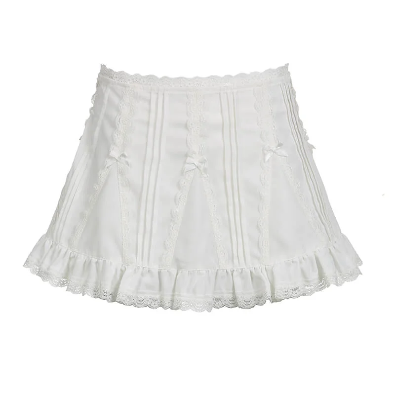 Lisa Ballet Sweet and Spicy Girl Lace Sexy Short Skirt BY9134 relaxed fit skirt