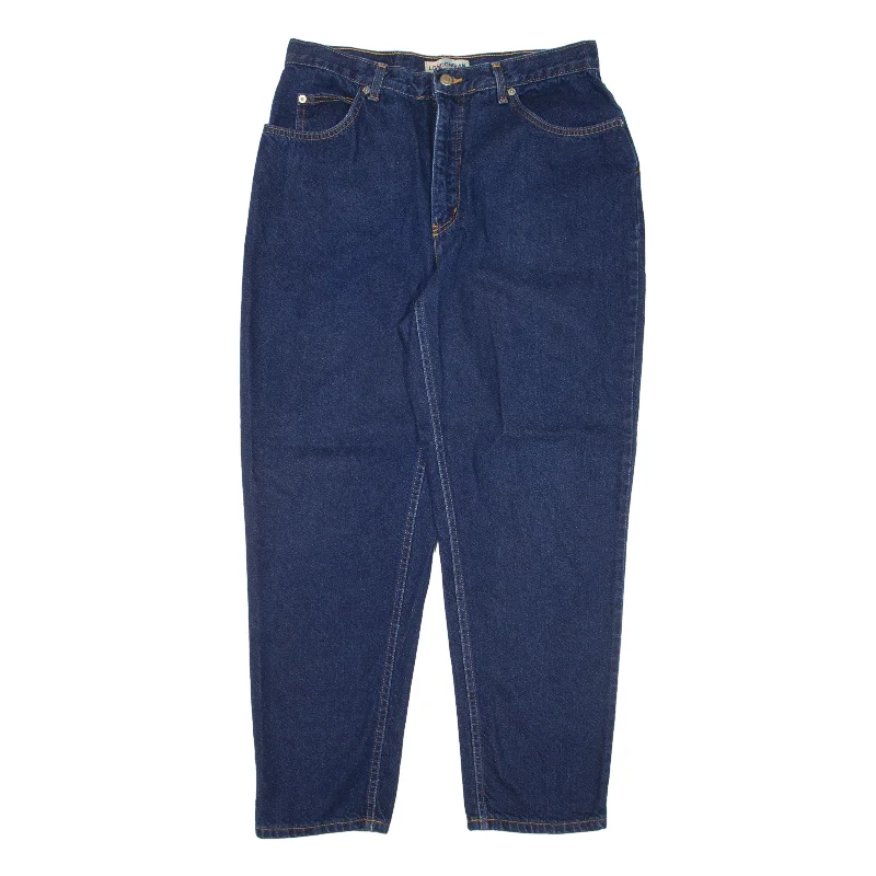 LONDON JEAN Jeans Blue Denim Regular Mom Womens W30 L27 Cozy Relaxed Fit Jeans