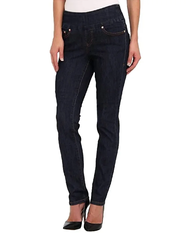 Malia Slim Jeans In Dark Shadow Stylish High-Waisted Denim