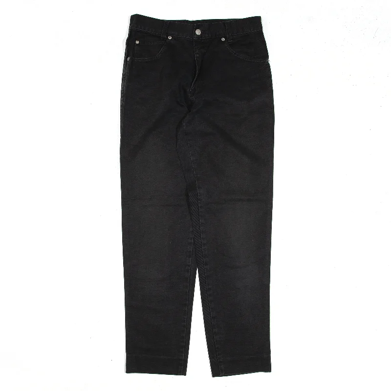 MARCEL SCHEINER Black Denim Regular Mom Jeans Womens W28 L31 Chic Faded Blue Jeans