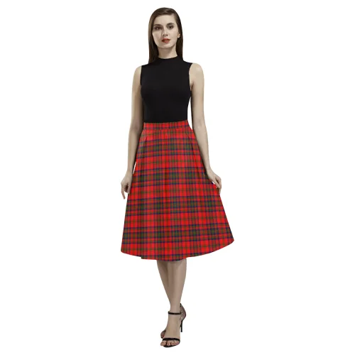 Matheson Modern Tartan Aoede Crepe Skirt wool skirt sturdy