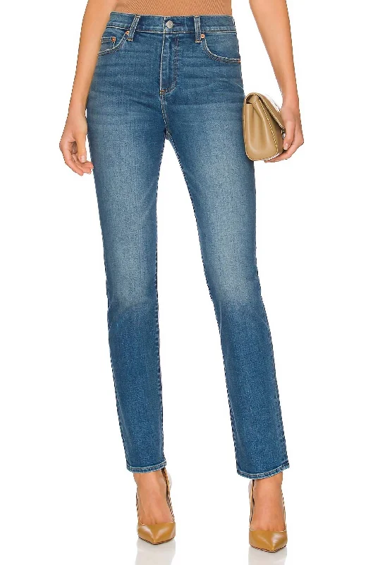 Monroe High Rise Cigarette Jeans In Leon Fashionable Distressed Jeans