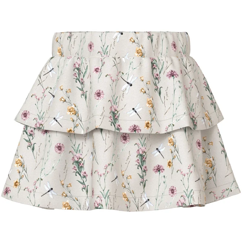 Name It Peyote Melange Hanina Skirt wool skirt warm