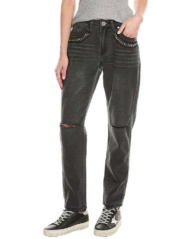 One Teaspoon 1982 Storm Grey Balloon Baggy Jean Classic Button Fly Jeans
