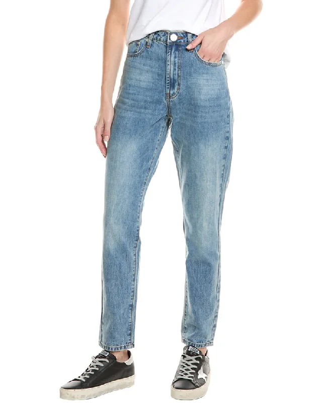 One Teaspoon Legends Pacifica High Waist Mom Jean Comfortable Low-Rise Jeans