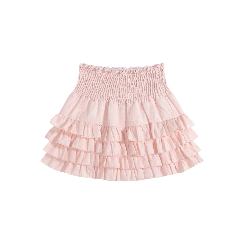 Pink lace ballet girl sweet high waisted puffy cake skirt BY9133 chiffon skirt lightweight