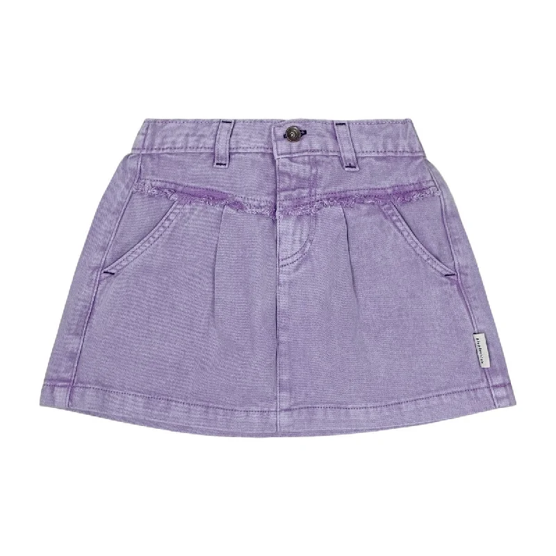 Piupiuchick Lilac Knee Length Skirt a-line skirt cut