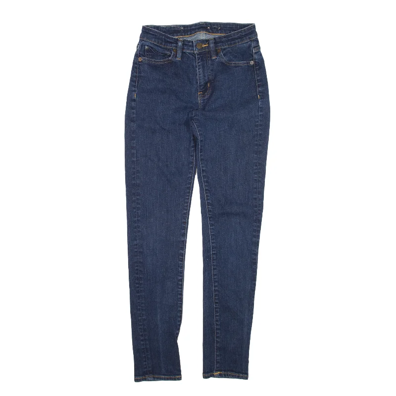 RALPH LAUREN Jeans Blue Denim Slim Skinny Womens W24 L27 Trendy Low-Rise Bootcut Jeans