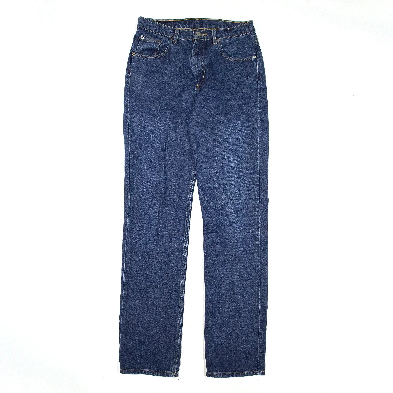 RALPH LAUREN Jeans Blue Denim Slim Straight Womens W28 L33 Trendy Low-Rise Slim Jeans