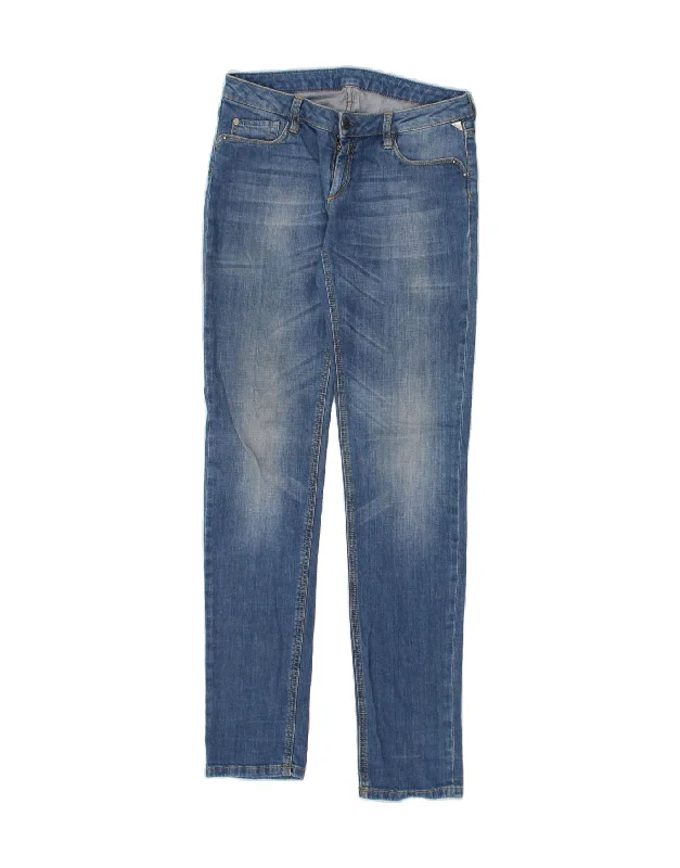 REPLAY Womens Slim Jeans EU 40 Medium W30 L33 Blue Comfortable Stretch Fit Jeans