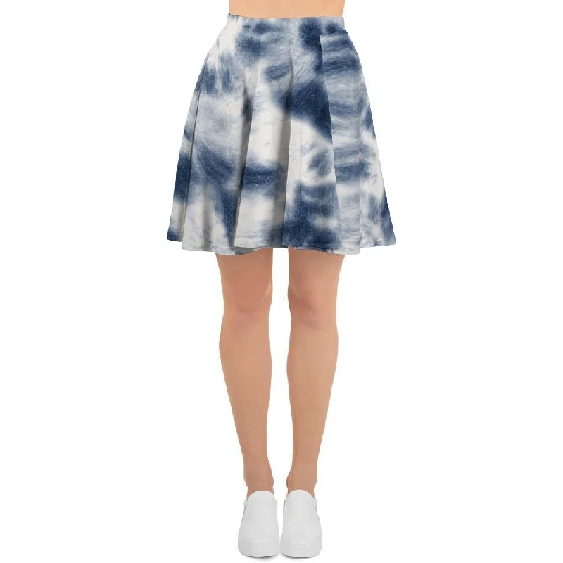 Spiral Blue Tie Dye Women's Skirt pencil skirt chic