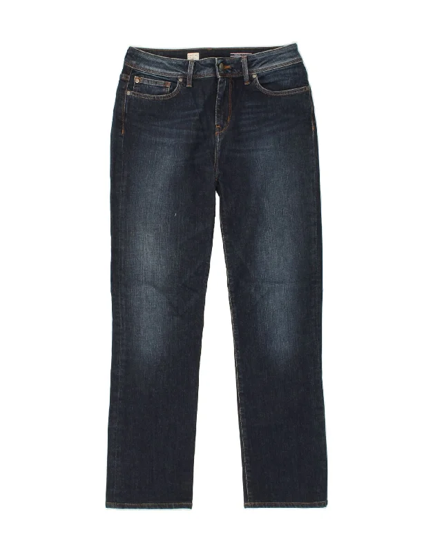 TOMMY HILFIGER Womens Paris Bootcut Jeans W29 L27 Blue Cotton Fashionable Straight Fit Denim TOMMY HILFIGER Womens Paris Bootcut Jeans W29 L27 Blue Cotton Fashionable Straight Fit Denim