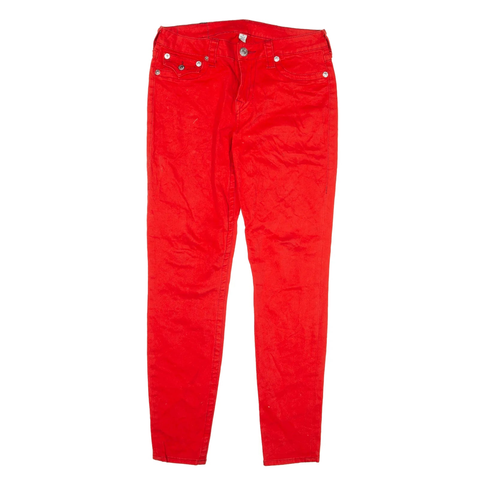 TRUE RELIGION Legging Jeans Red Denim Slim Tapered Womens W30 L29 Trendy Vintage Denim Jeans TRUE RELIGION Legging Jeans Red Denim Slim Tapered Womens W30 L29 Trendy Vintage Denim Jeans