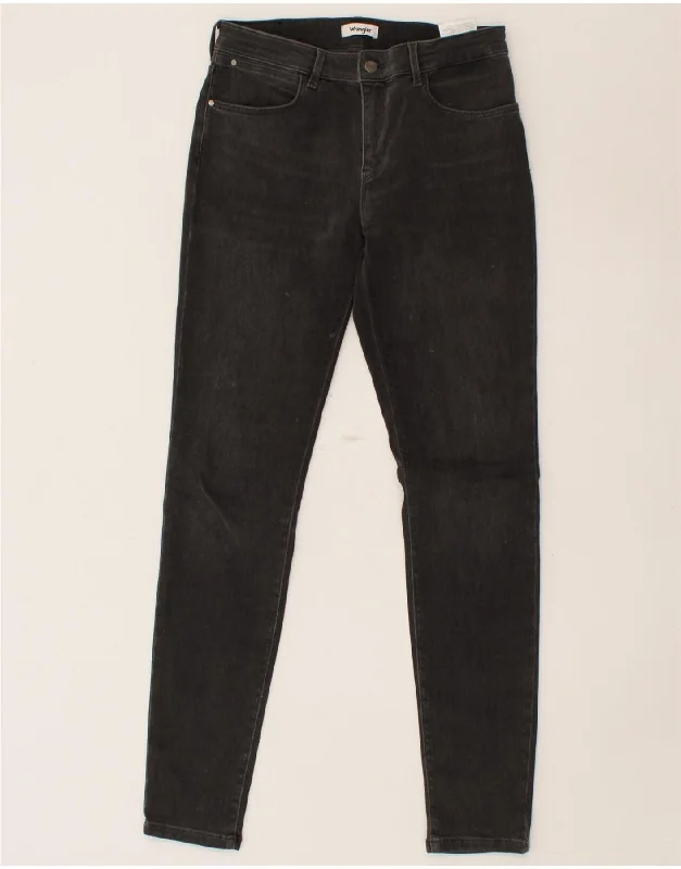 WRANGLER Womens Skinny Jeans W28 L32 Grey Cotton Stylish Bootcut Denim Jeans